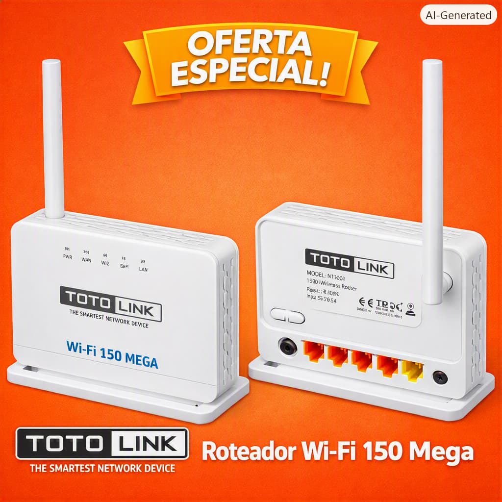 Roteador Wireless Totolink WiFi ND-150 150MBPS 1Antena