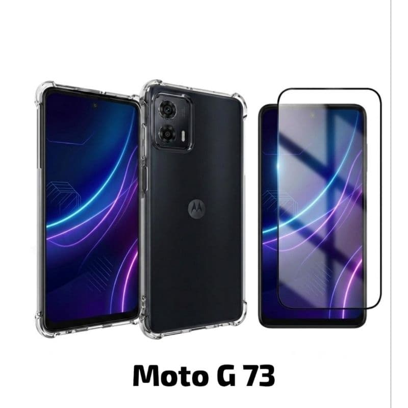 Película 9D Ceramic / Capinha Case Para Motorola Moto G73