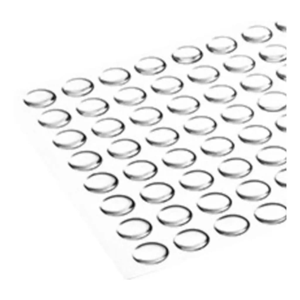 Protetor Batente Gota Silicone Adesivo Multiuso 8mm - 100uni