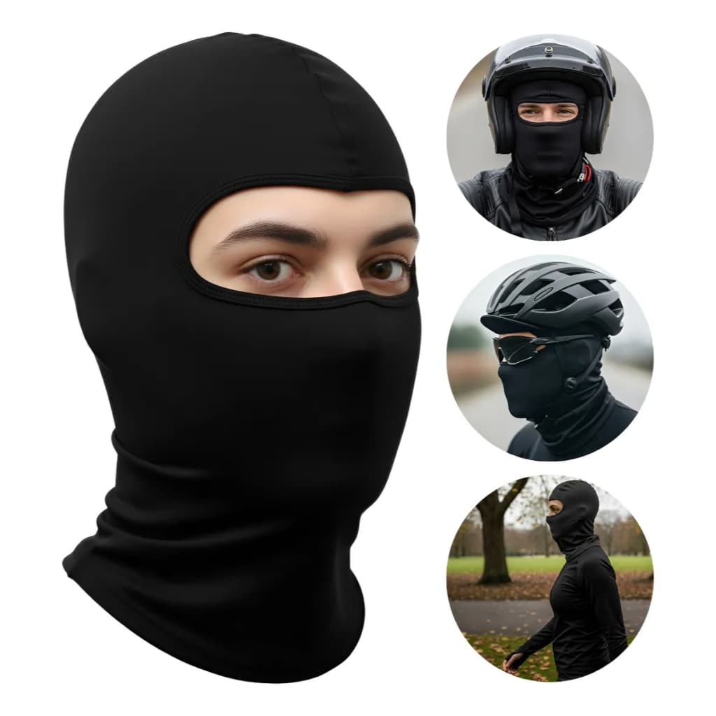 Touca Balaclava Moto Uv Elástico Proteção Sol Frio E Vento