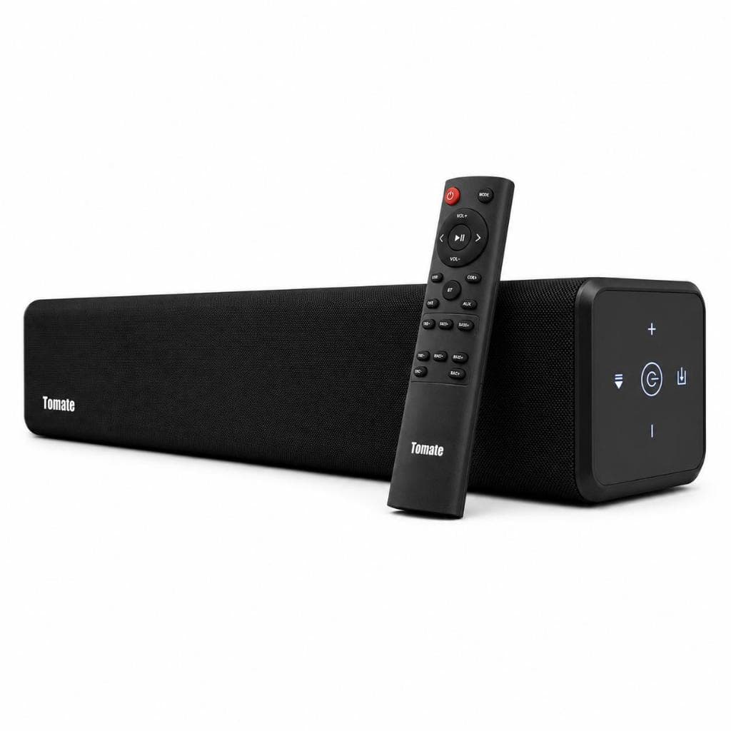 Soundbar Bluetooth 80W Tomate MTS-2021 Óptica USB P2 Coaxial Controle Remoto Bivolt para TV PC Notebook top