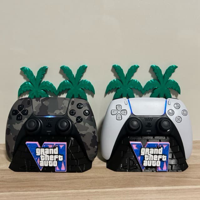 Suporte Controle GTA 6 para PS5 e Xbox Series Base para Controle Design Exclusivo