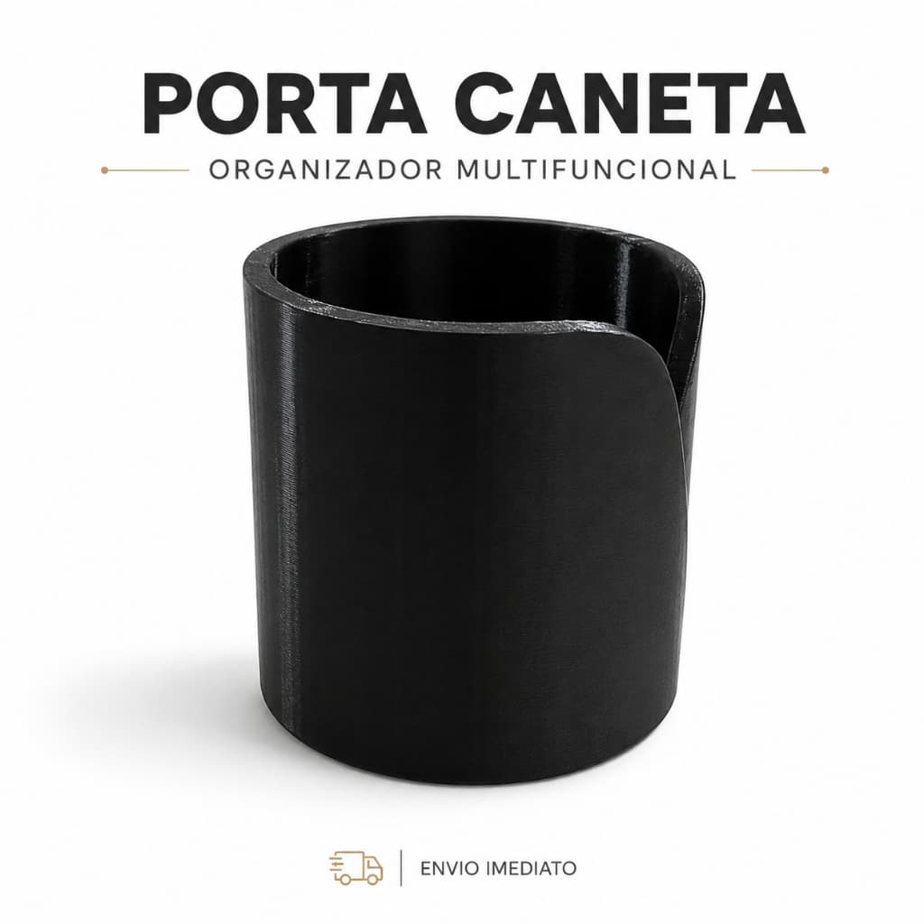Porta Caneta Organizador De Plástico Para Mesa Escritório Multiuso