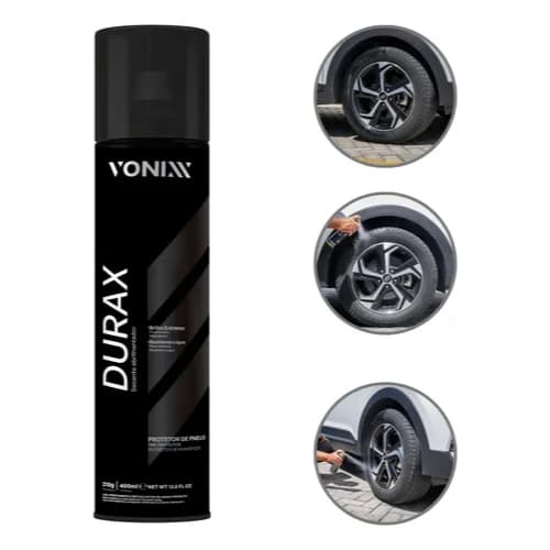 Pneu Pretinho Durax Vonixx 400ml Aerossol Revitalizador