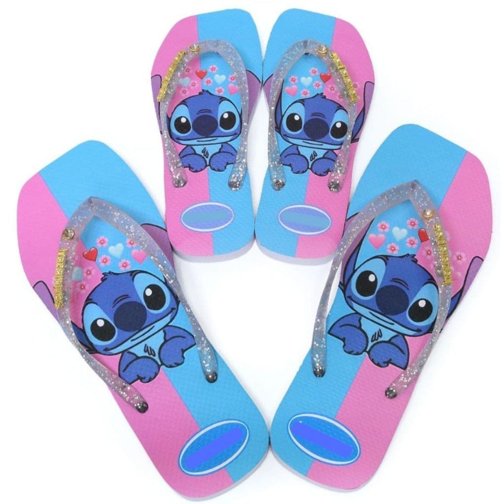 Kit Mãe e Filha Chinelo Feminino Infantil e Adulto Antiderrapante Confortável Macio Leve Promoçao Praia Dia a Dia