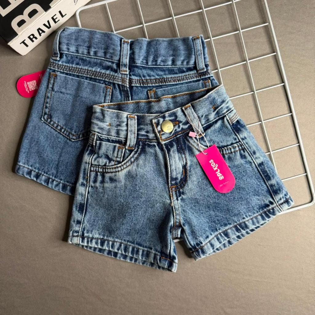 Short Jeans Menina Feminino Juvenil Infantil Kids