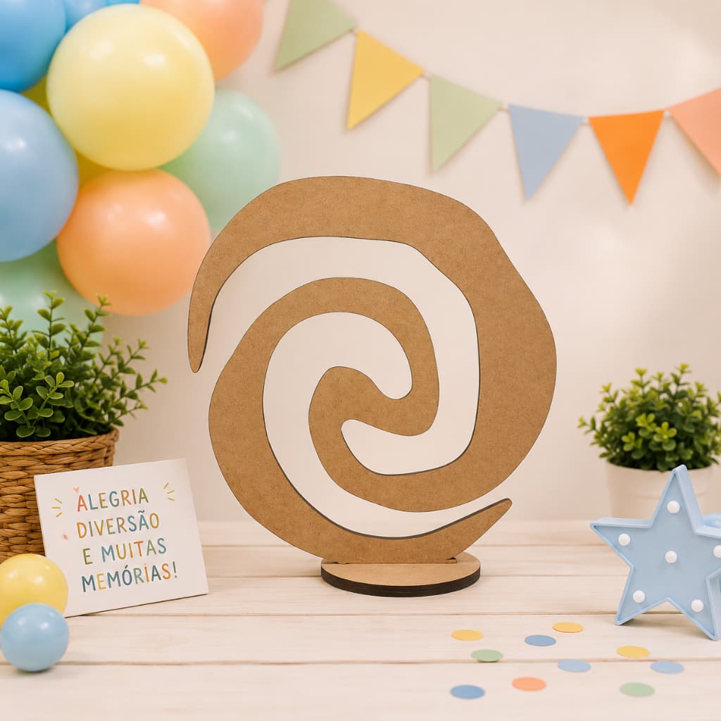 Moana Display MDF Cru Decoração De Festa Aniversário Infantil