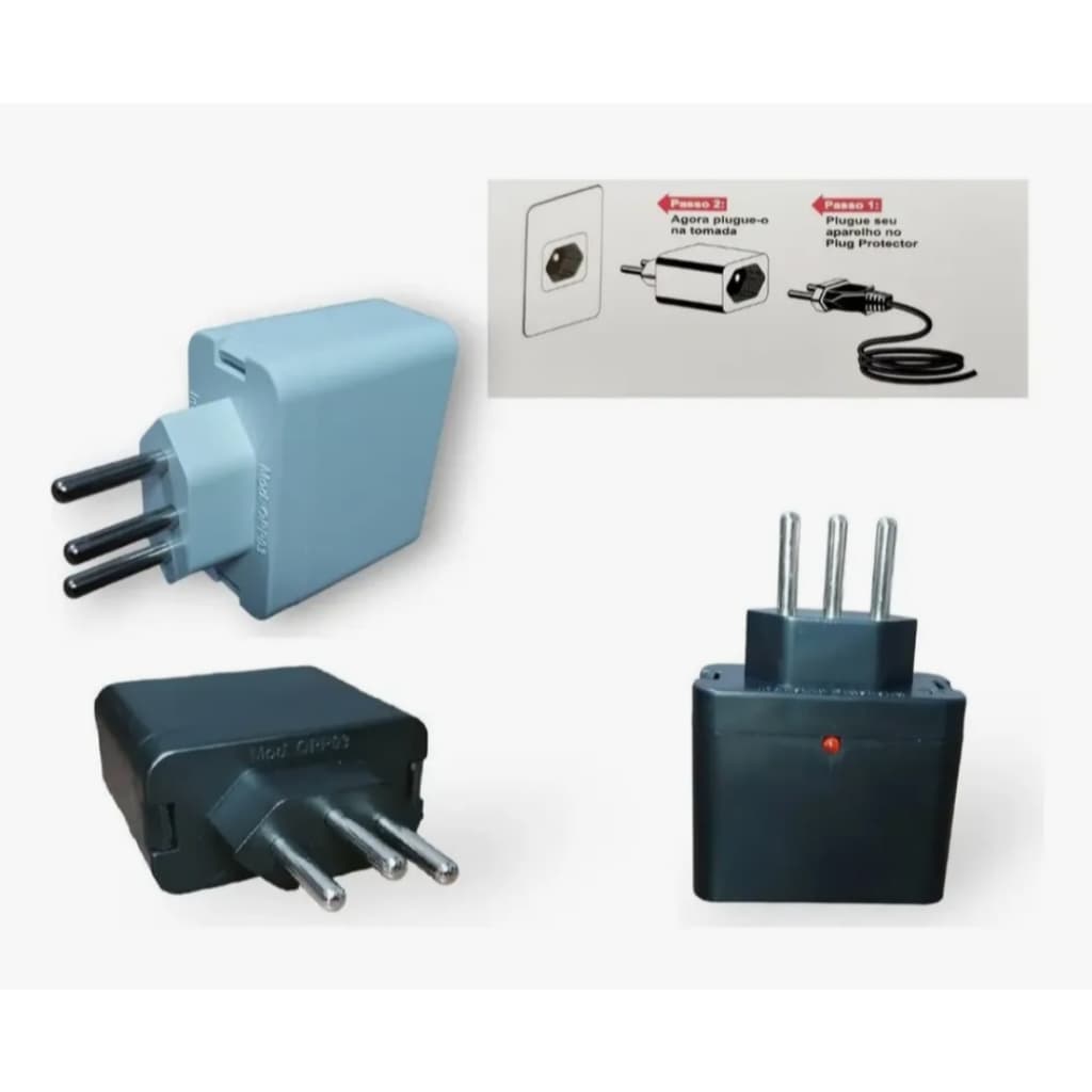Protetor Elétrico Tomada DPS 10A ou 20A Qualitronix Contra Raios e Surtos