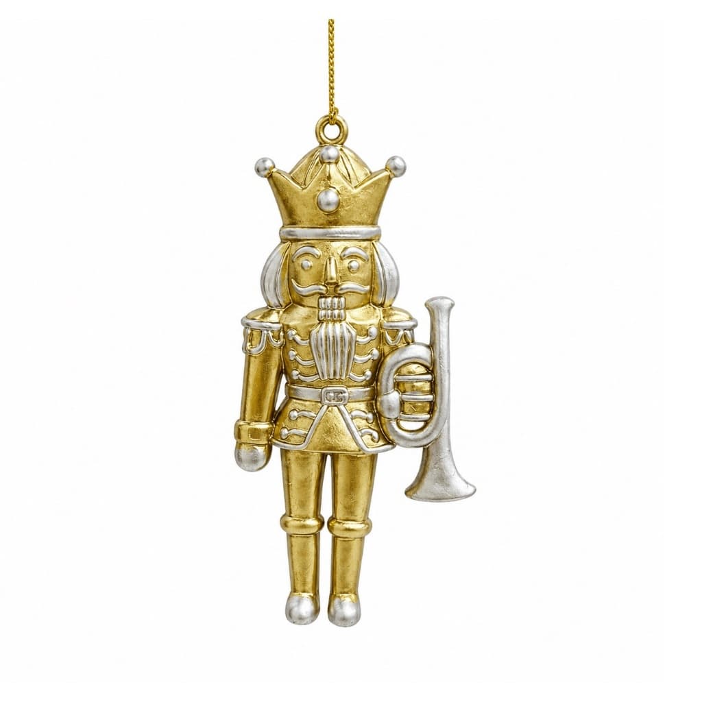 Boneco Quebra Nozes - Ouro Claro - 6,5x2x12 cm