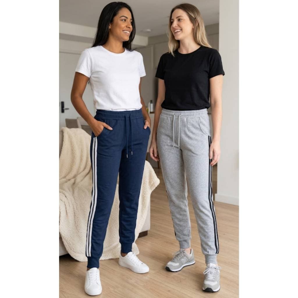 Calça Moletom Feminina Macia Confortável Premium Casual Suave Quentinha Versátil