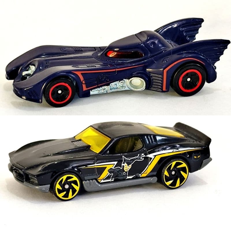 Hot Wheels carrinho coleção Batman DC loose, novos fora do blister