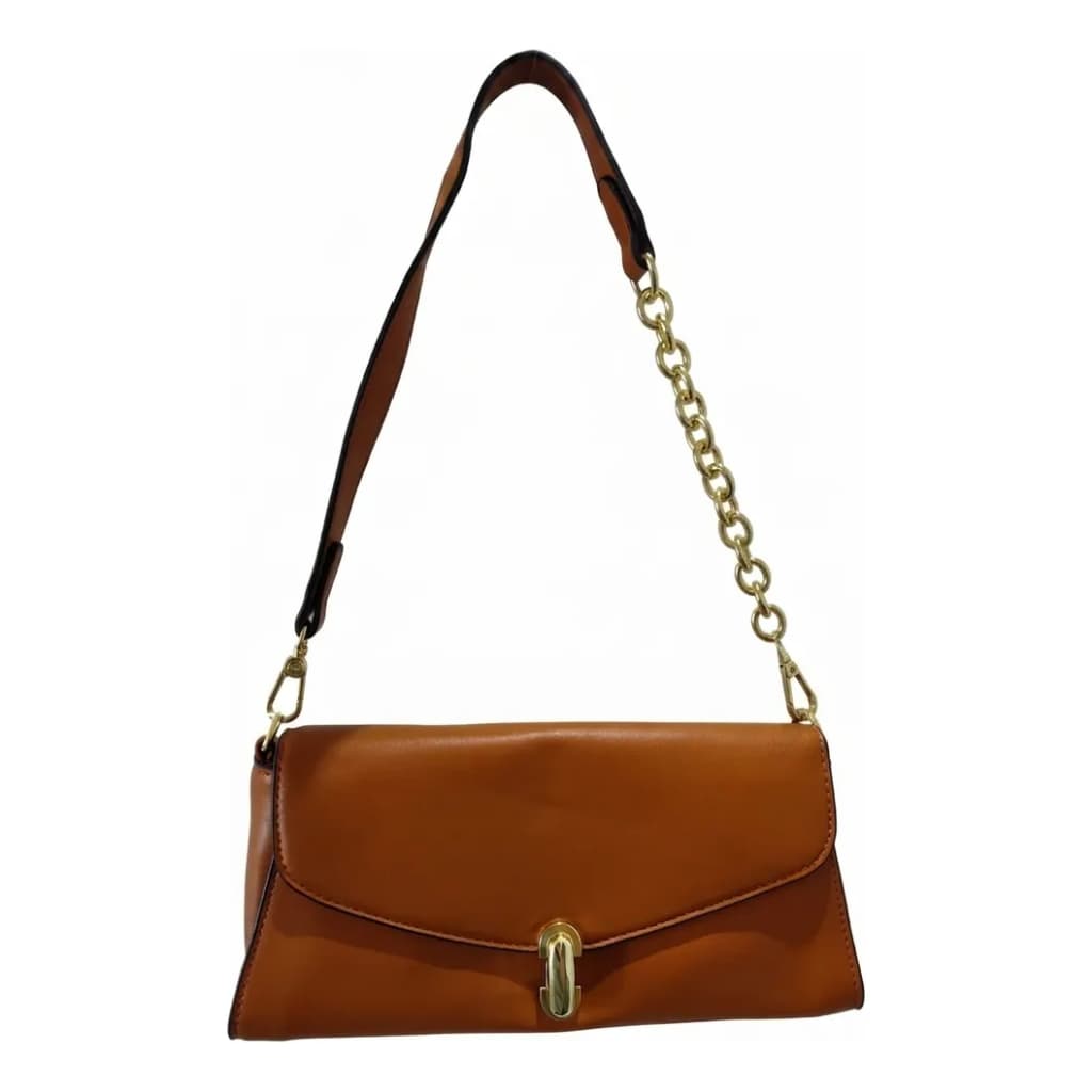 Bolsa Feminina Marrom Chique Luxuosa PU Sintético Premium Elegante Casual Ombro Transversal