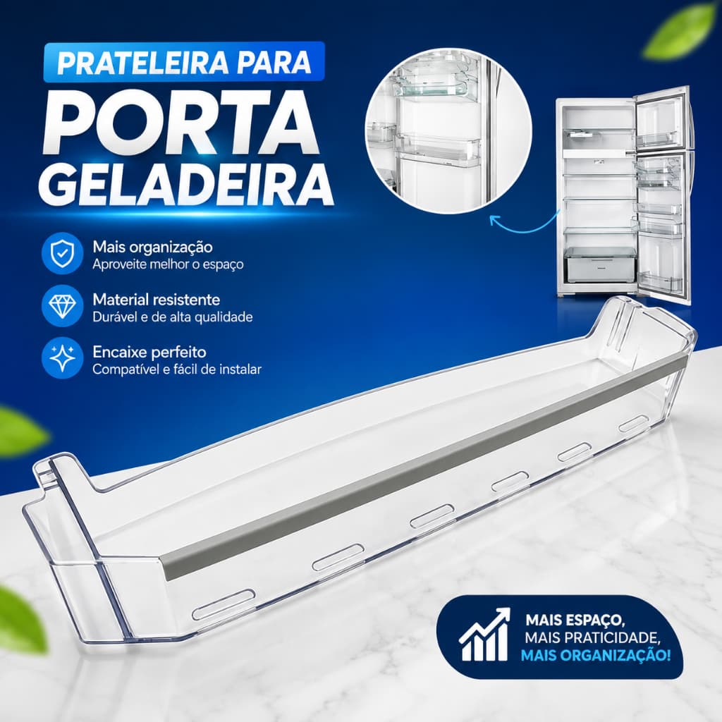 Prateleira Geladeira Porta Garrafa Lateral Continental Bosch Meio Rcct Kdn Reb 470 480 490 Litros