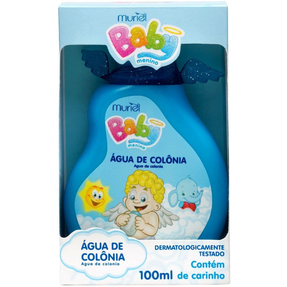 Água de Colônia Baby Muriel 100ml Menina e Menino Infantil Suave