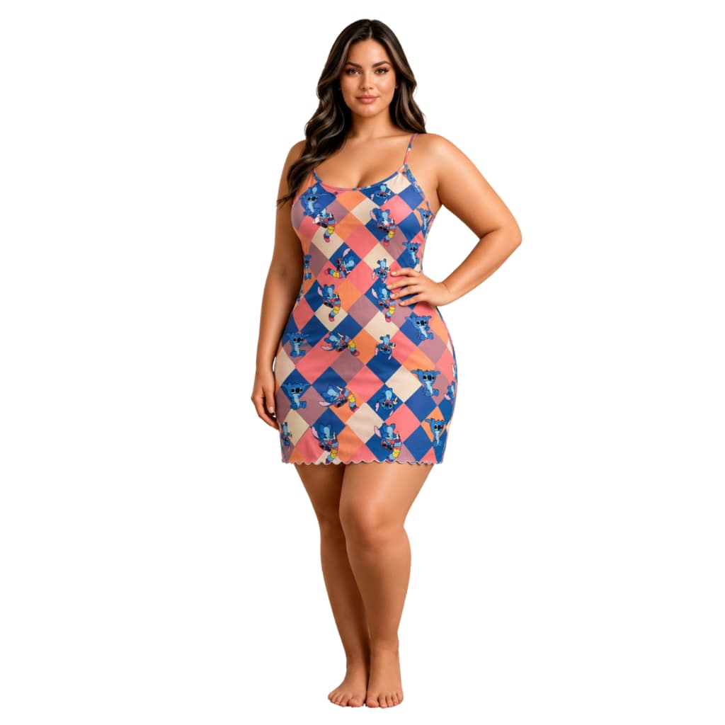 Vestido Plus Size Alçinha Camisola Plus Size Femenino Alçinha Confórtavel