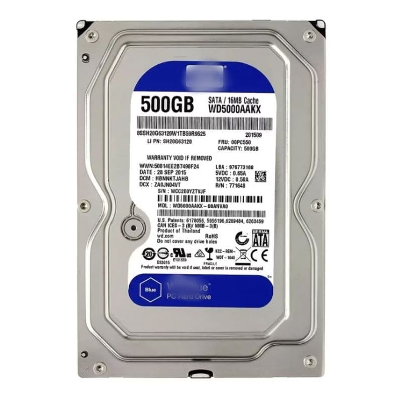 HD Interno SATA 3.5 Disco Rígido | 500GB 320GB 250GB 160GB 1TB | Para Computador e DVR | Testado