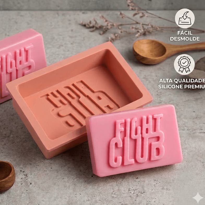 Forma Silicone Sabão Clube da Luta