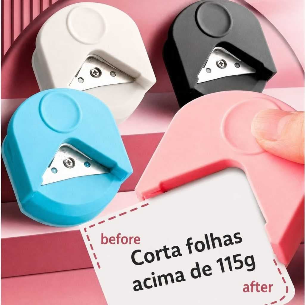 Mini Arredondador de Canto Portátil Cortador de fotos Ferramentas de artesanato Aparador de papel