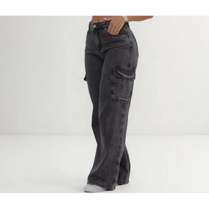 Wide Cargo Jeans – Tendência do Momento