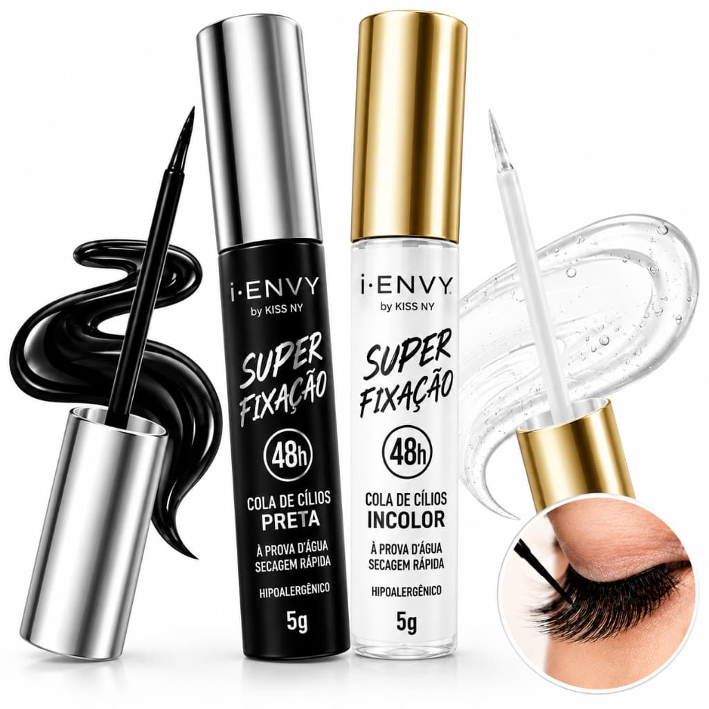 Cola Para Cílios Postiços I-envy Super Fixação 48h - Kiss Ny