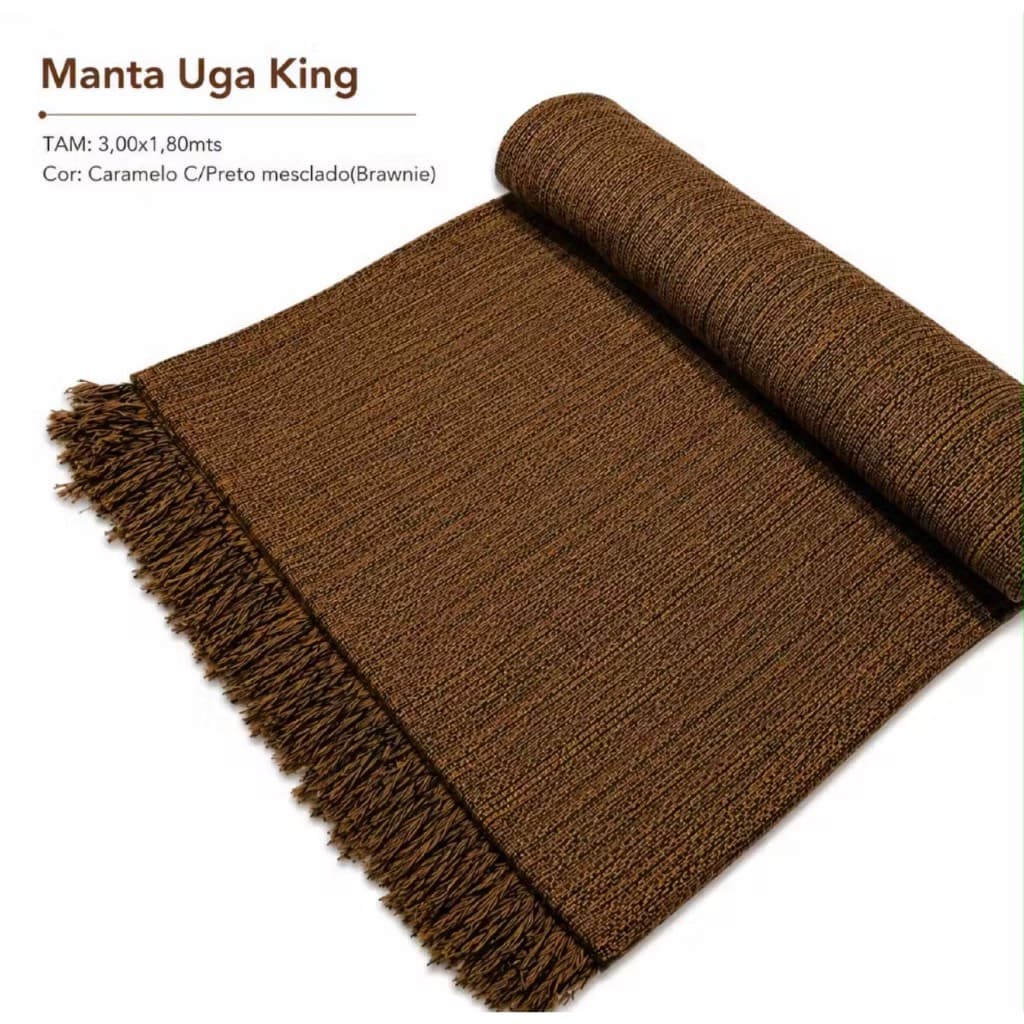 Manta para Sofá UgaUga 3,00x1,80m King Gigante J Decorativa, Premium, Algodão, Capa Protetora Grande