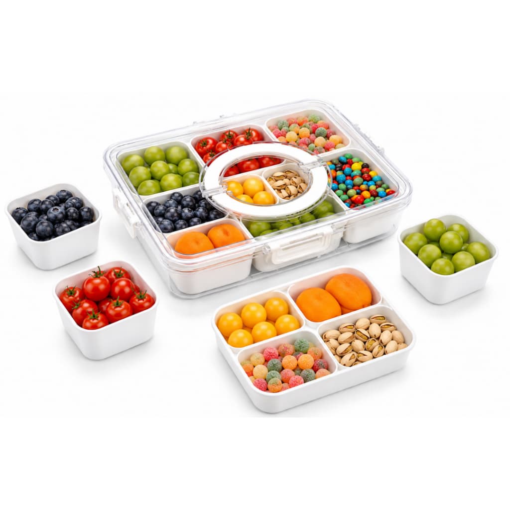 Organizador De Geladeira Kit Potes Hermeticos Escorredor Multiuso Cozinha Organizador