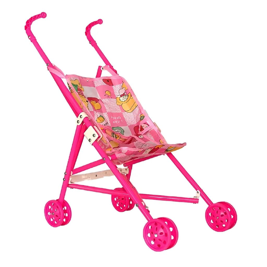 Carrinho Para boneca Bebê Dobrável brinquedo Infantil Passeio