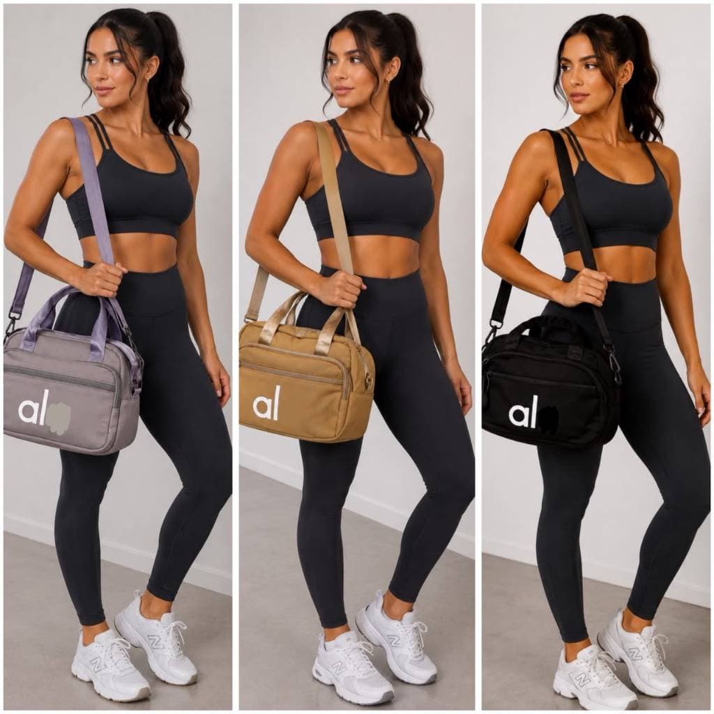 Bolsa De Academia Feminina Mala Baú Esportiva Alça Transversal Removível Treino Estilo Gringo Pequena Prática