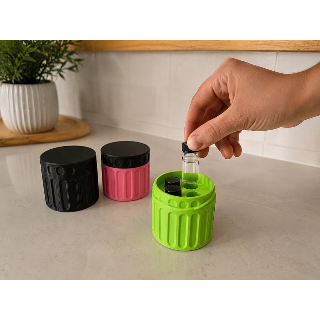 Hoogoo Porta Ampolas Monjauro Tirze TG Organizador 4 Frascos 5x5cm