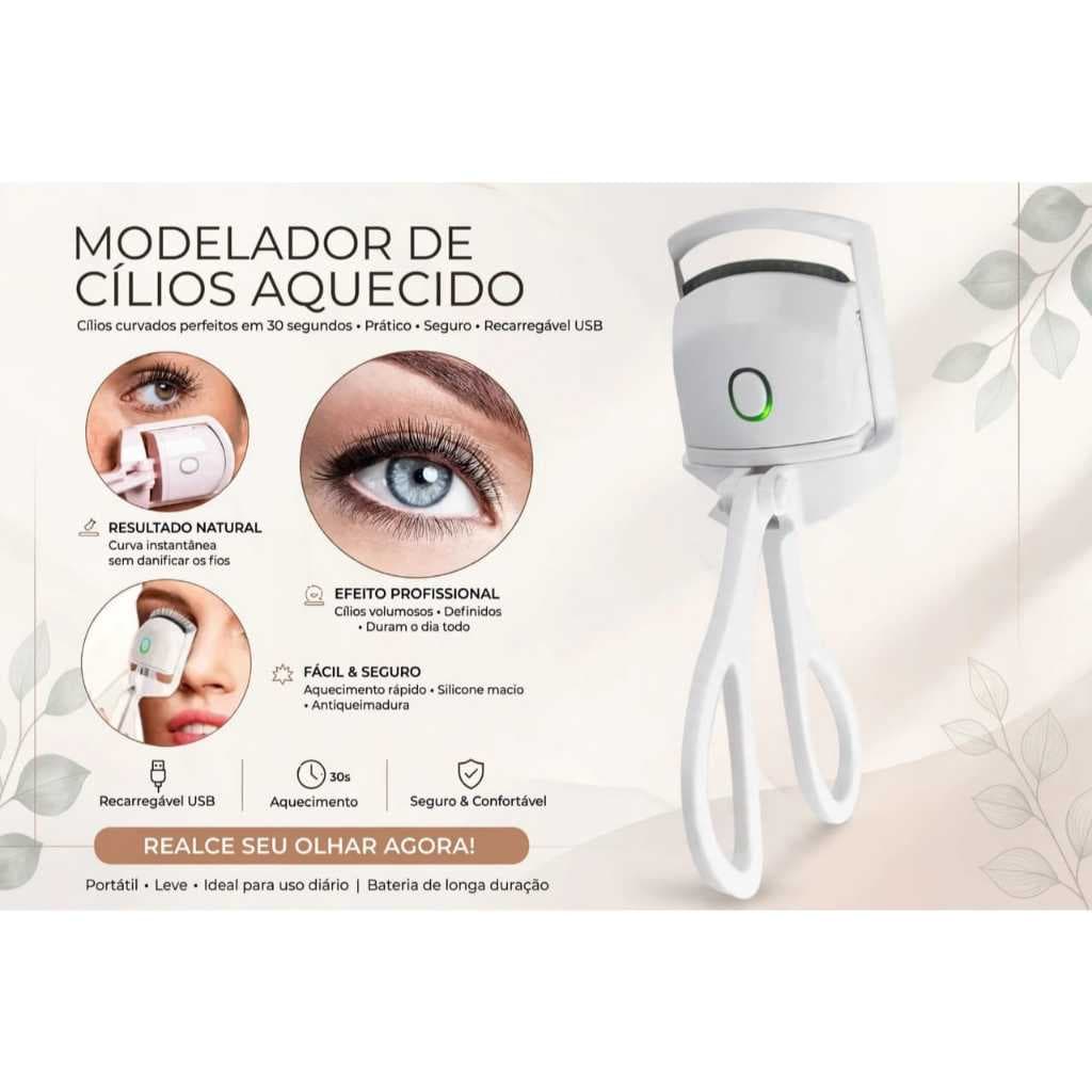Modelador Curvador de Cílios Elétrico