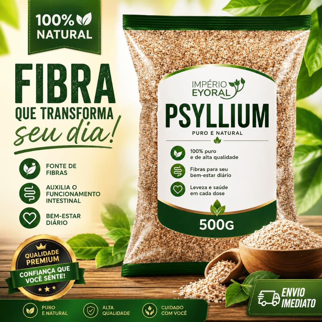 Psyllium Rico em Fibras 500g