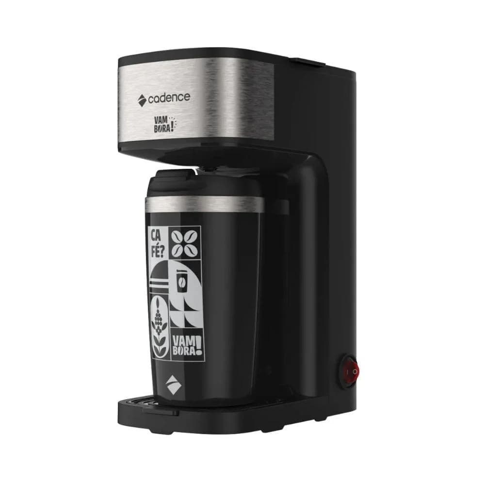 Cafeteira Elétrica Individual Cadence Vambora com Copo Térmico 600W Prática e rápida Não usa filtro