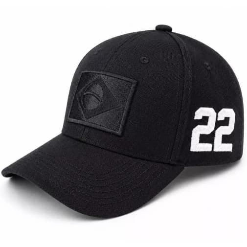 Boné Preto 22 Brasil Premium Aba Curva Ajustável Patriota
