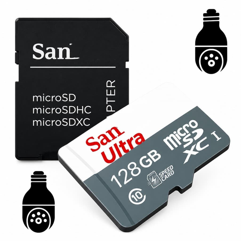 Cartão De Memória Micro Sd 128 gb Classe 10 Ultra A1- Câmeras de Segurança