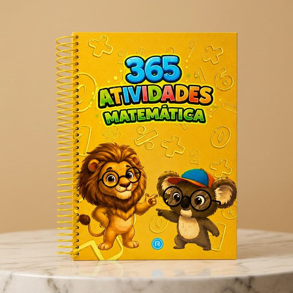 365 Atividades Matemática Espiral Aprendizado Matemático Infantil Fácil e Divertido