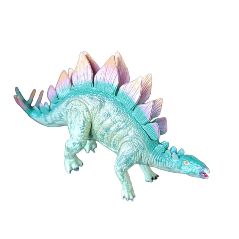 Dinossauro Estegossauro plastico rigido maciço