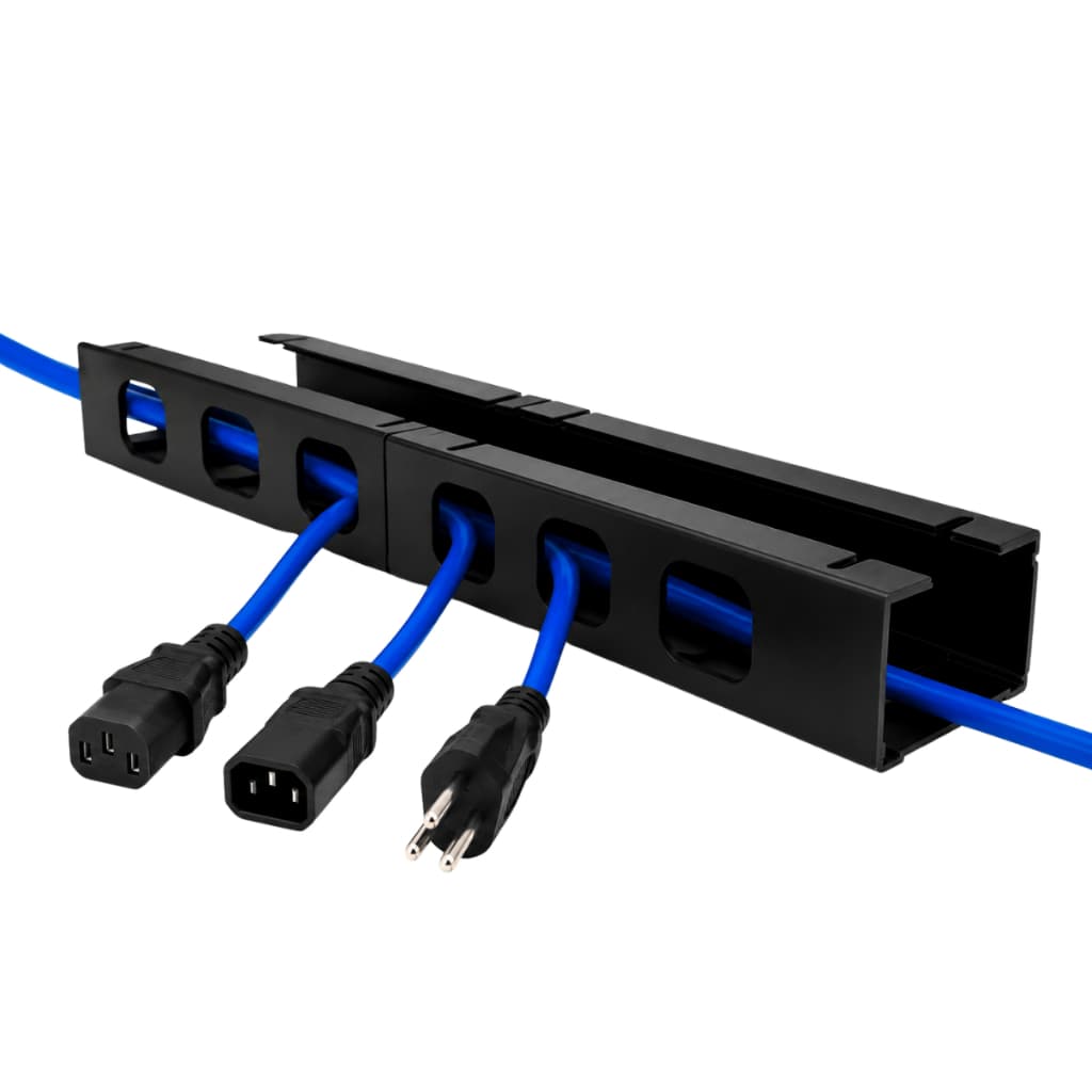 Kit Organizador De Fios E Cabos Oculto Calha Organizadora De Cabos Esconde Fio - Vários Tamanhos Usiarte Tools