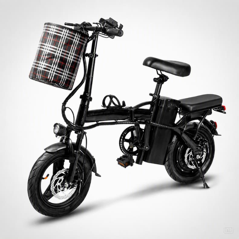 Bicicleta Elétrica 25km/h  Dobravél Pedal W8 400w Autonomia 25km 48v 10ah