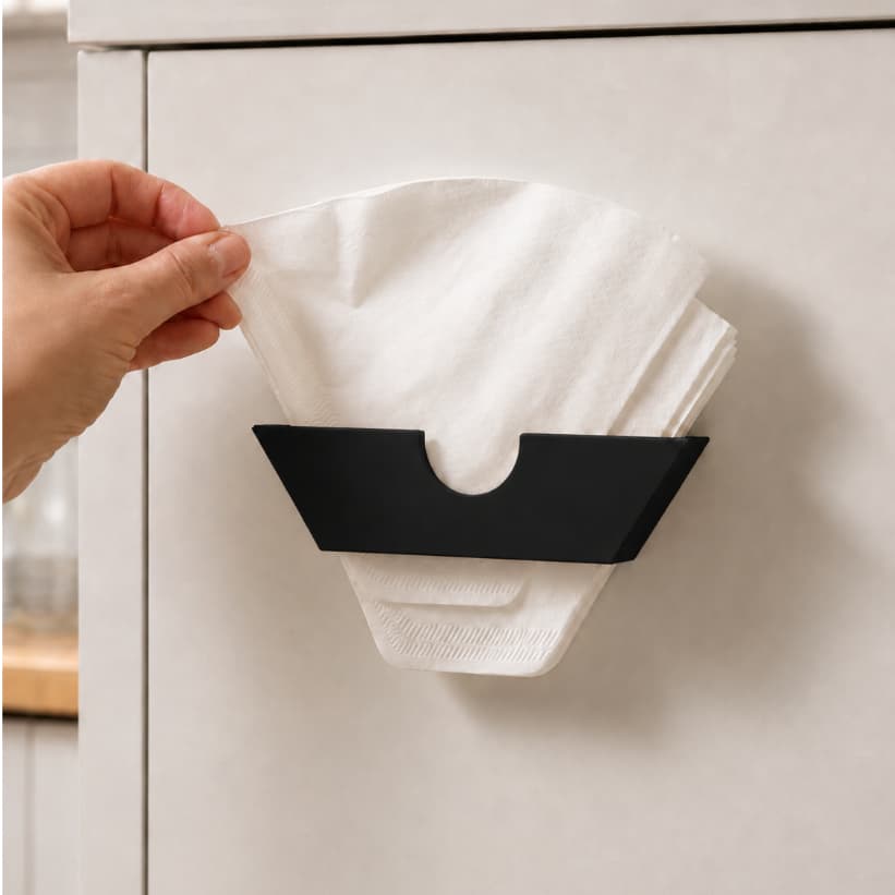 Porta Filtro de Café 102 e 103 Suporte Organizador  Coador de Parede ou Armário