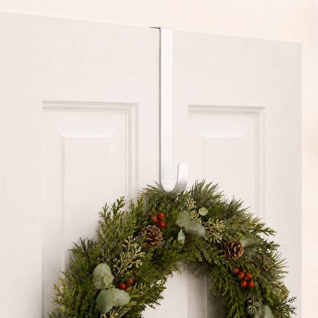 Suporte Gancho para Guirlanda Porta 38cm Decoração Natalina