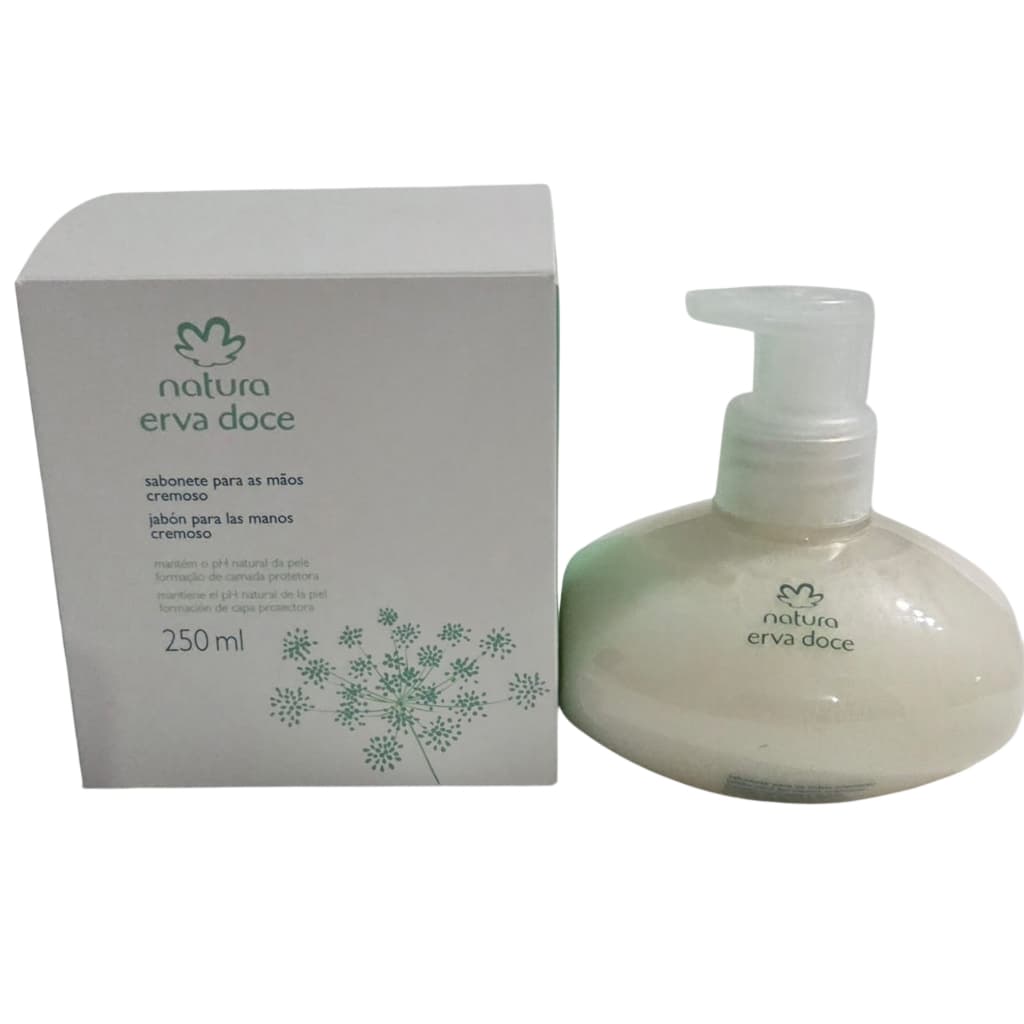 Sabonete Cremoso Para As Mãos Natura Erva Doce 250 ml