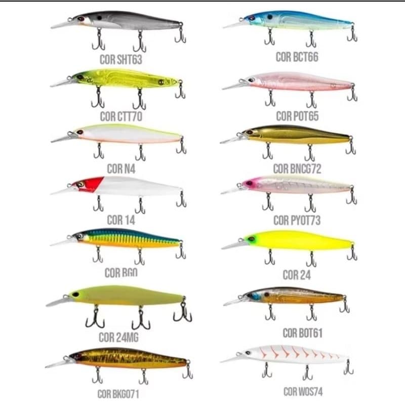 Isca Artificial Marine Sports Invader Floating 110F 11cm 17g Meia Água