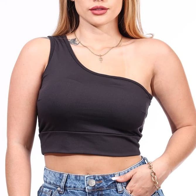 Mula Manca Cropped Feminino Top Suplex Tamanho P ao GG