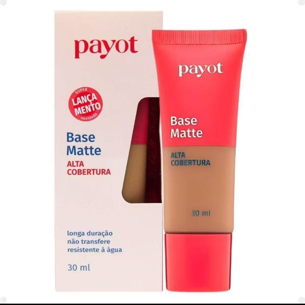 Base Líquida Matte Payot 30ml com Cobertura Alta