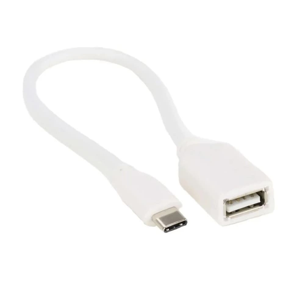 Cabo Adaptador OTG USB, Transferência de Dados, USB Tipo-C para USB 3.0, Plug and Play, USBADP1, ELG
