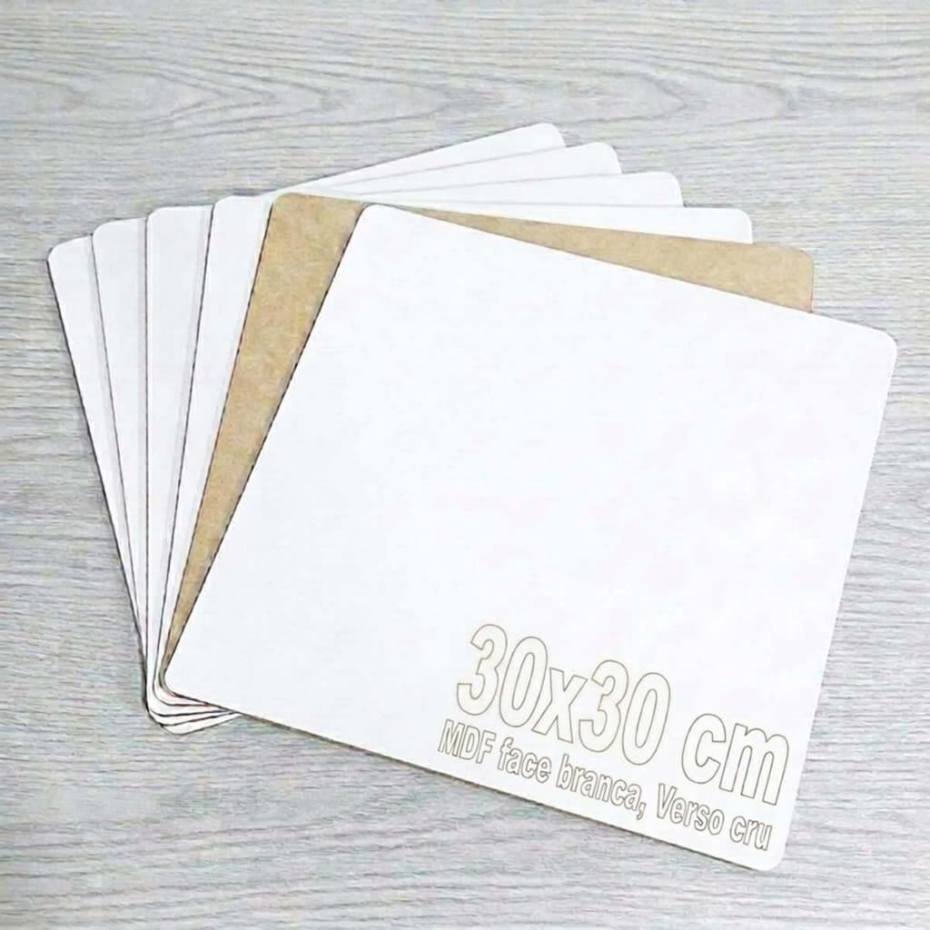 15 placa tabua Cake Board 30x30 Cm Tabuleiro Bolo Mdf Branco Quadro moldura artesanato A2b