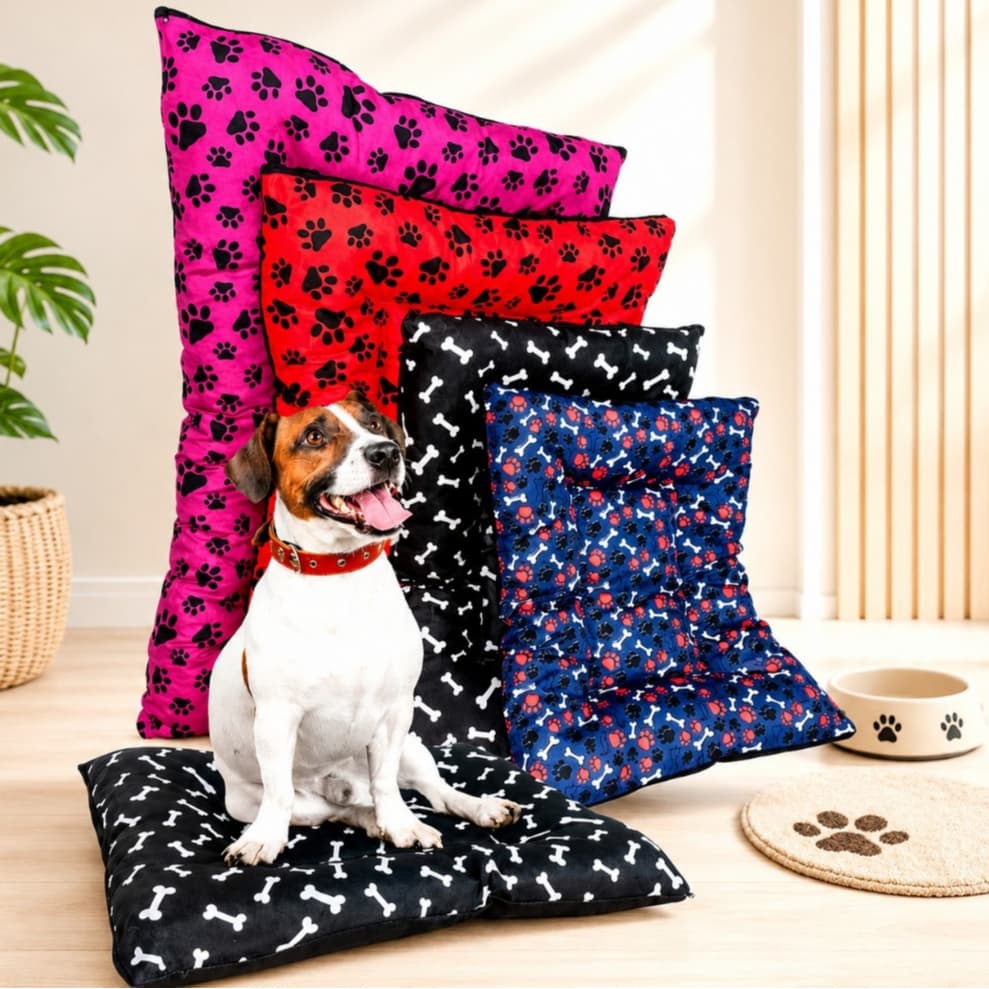Cama Pet para Cachorro ou Gato Caminha Colchonete Almofada com Zíper Várias Cores