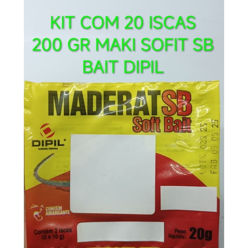 macio alimento kit dipil maki soft SB bait 200 Gr made