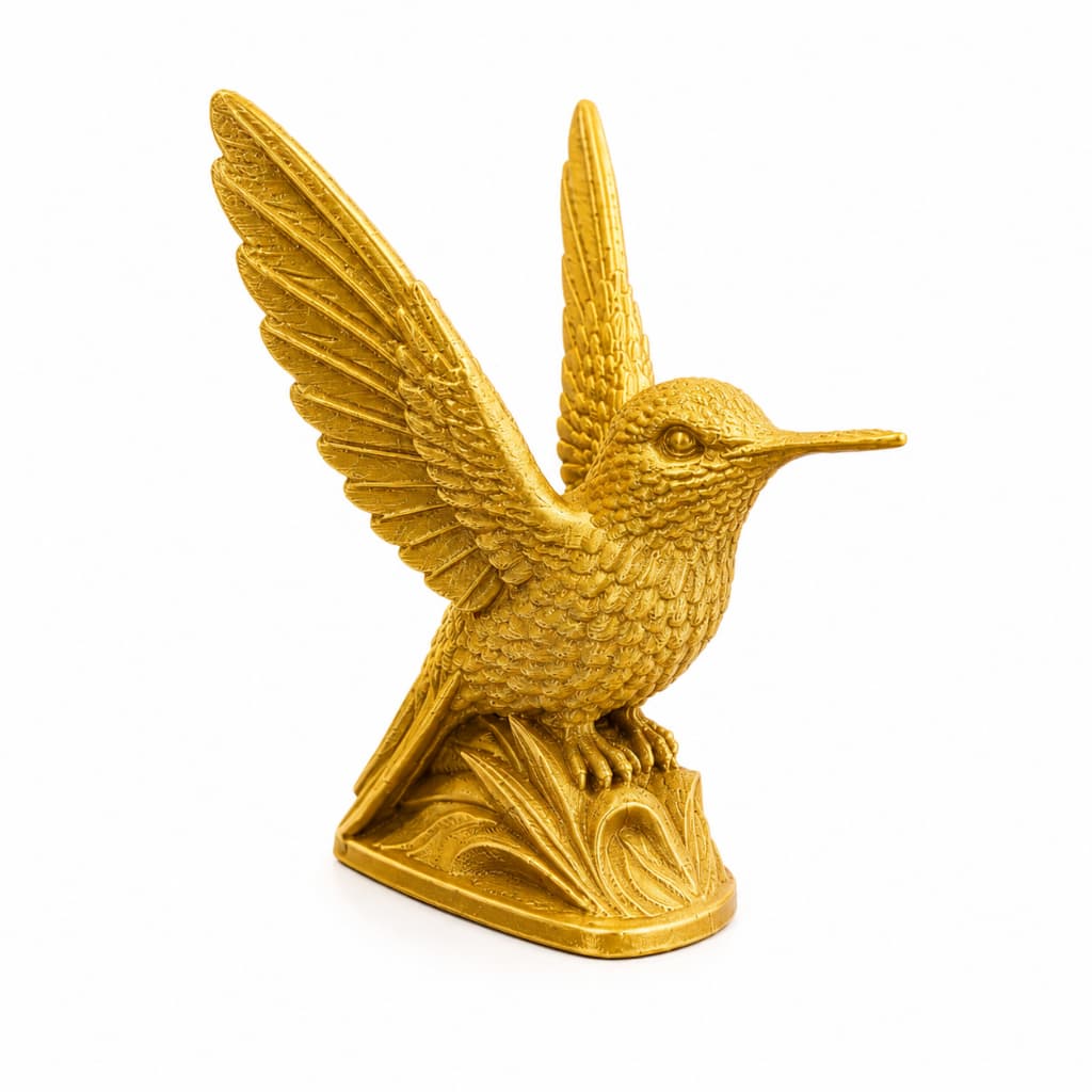 Estatueta Decorativa Beija-flor Pássaro Personalizada