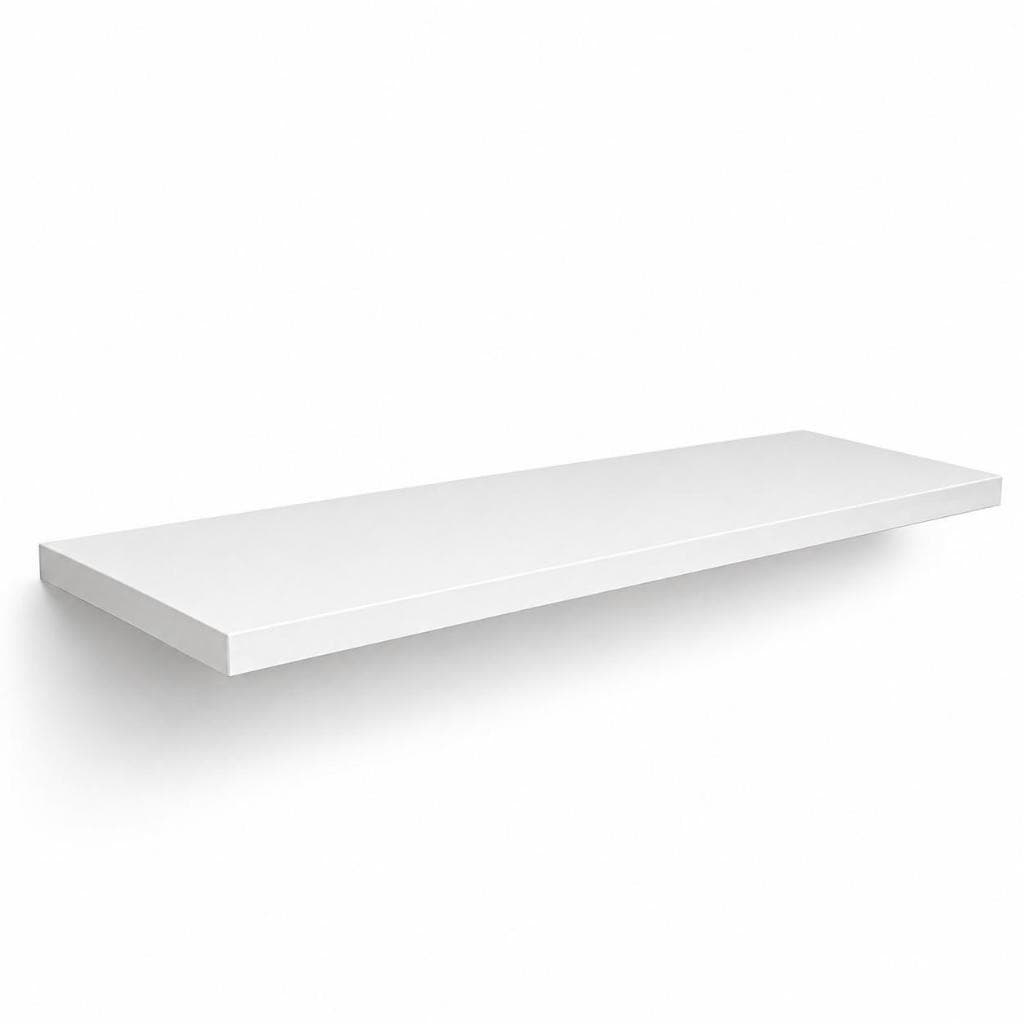 Prateleira 60x20 Mdf Branco 15mm Com Suporte Invisível 1 PEÇA